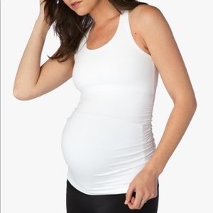 Beyond the Bump white maternity tank